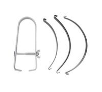 50 to 85mm Motorcycle Piston Ring Compressor Set, Piston Ring Compressor Tool for Cylinder Head Installation, Alloy Steel Ring Installer Kit with 4 Adjustable Bands for Most