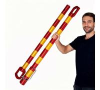 50 Ton Towing Bar Stabilizer Kit Portable Car Tow Bar with Two Way Cushion for Emergency Roadside Assistance Heavy Duty Traction Pole 30/20/8/6/5/3 Tons Options