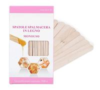 50 Uds. Palos aplicadores de cera de Madera desechables para depilación de salón, herramientas de espátula de depilación de 15cm de Largo