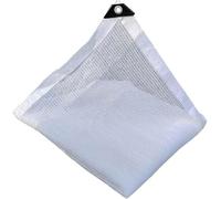 50% UV Protection Shade Cloth White Shade Net for Greenhouse & Garden Durable Eyelet Design Outdoor Sunblock for Plants Pergola & Patio (3 x 5 m)