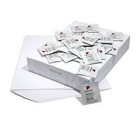 50 Wholesale Sets of Inkless Wipes and Coated Paper (50 towelette wipes & 50 large papers) - For Inkless Hand & Foot Prints, Fingerprints, Jewellery Makers