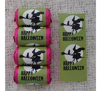 50 Wicked Witch Happy Halloween MINI Love Hearts Sweets - Green