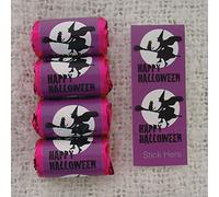50 Wicked Witch Happy Halloween MINI Love Hearts Sweets - Purple