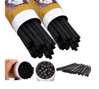 50 willow charcoal stick, Drawing Charcoal for Sketching and Drawing Art Sketch Artists Supplies, Beginners, Great for Sketching, Drawing, and Shading, 5.7 Inch in Length ,Approx in Diameter(7-9 mm)