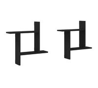 (50 x 12 x 50 cm) vidaXL Wall Shelves Wall Storage Shelf Floating Shelf 2 pcs Engineered Wood