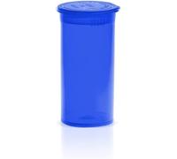 50 x 13 Drams Pop Tops vials 50ml Storage containers Herbs & Medicine Container, Squeeze containers (Transparent Blue)
