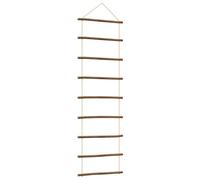 vidaXL Wall Decoration Ladder-Shaped 50x150 cm Natural Branch