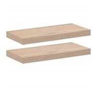 (50 x 23.5 x 4 cm/ 2 pcs) vidaXL Floating Shelves Wall Shelf Display Storage Shelf Rack Engineered Wood