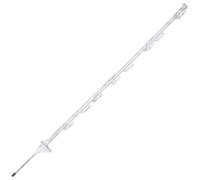 50 x 4ft Electric Fence White Poly Posts Poles Stakes 4 Foot Horse Post Tape NEW