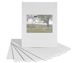 50 x 50cm Blank Canvas Board Panel Artists Cotton Duck Gesso Primed Boards for Acrylic & Oil Painting