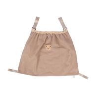 50 X 67cm Cartoon Inspired Design Polyester Fiber Baby Stroller Storage Bag Versatile Design Go Out Bottle Diaper Storage Bag with Secure Hanging Buckle (Khaki)