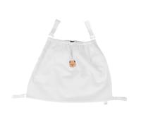 50 X 67cm Cartoon Inspired Design Polyester Fiber Baby Stroller Storage Bag Versatile Design Go Out Bottle Diaper Storage Bag with Secure Hanging Buckle (White)