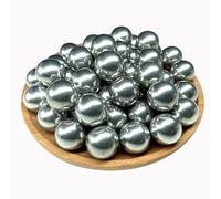 50 x 68 Caliber Self Defense Balls, Hard .68 Cal Aluminium Paintball Balls Fit for Byrna LE and Umarex T4E HDS HDR 68, 7.3 Grams Solid Kinetic Projectile for Home Defense and Target Practice