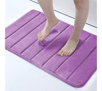 (50 x 80 cm, Purple) Non Slip Shower Bath Mats Memory Foam Bathroom Rug