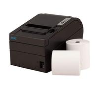 50 x 80mm x 80mm Thermal Till Rolls - BPA-Free Receipt Paper for POS, EPOS, Cash Registers - Warning Strip, Eco-Friendly, Crisp Print for Retail, Hospitality & Service Use