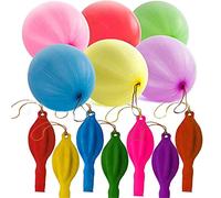 50 x 8g Thick Assorted Colours Of Children's Punch Balloons, 18 Inch, Strong Punching Balloons By Cathys Candy Cart, Party Bag Toys For Kids, Party Games. Colours Sent At Random.