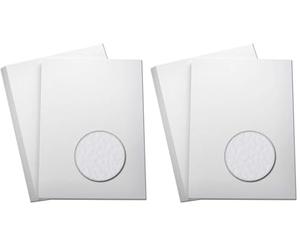 50 x A4 Hammered Card 250gsm Excellent for Cards, Scrapbook,Wedding Stationery by arkCRAFT (White) (Pack of 2)