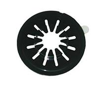 50 x Black Adhesive Backed Spider CD/DVD Hubs (Rosettes) - By Dragon Trading