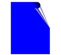 50 x Blue Gloss Tile Stickers for 200mm x 250mm / 20cm x 25cm / 8 x 10 Inch Waterproof for Kitchen, Splashback, Bathroom, Self Adhesive, Peel and Stick, Removable for House Renters