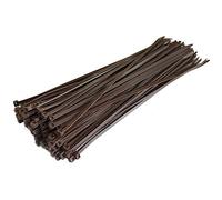 50 X Brown Cable Ties 200Mm X 4.8Mm Zip Tie Bases All Sizes Stocked