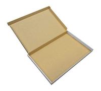 50 x C4 A4 White Box 345x240x22mm (13.6x9.5x0.8") RM Large Letter Cardboard Shipping Mailing Boxes