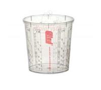 50 x COLAD Mixing Bowl with Scale 700 ml Varnish Filler - Mug with Lid