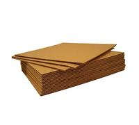 50 x Corrugated Cardboard Packaging Sheets Kraft Pads Single and Double Wall Protective Dividers for Cushioning & Crafts A0, A1, A2, A3, A4, A5 (Pack of 50) (Single Wall, A4 (297 x 210mm))