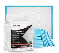 50 x Disposable Incontinence Bed Pads | 60 x 90 cm Premium High Absorbency Incontinence Bed Sheets | Bed Pads for Kids & Adults | Maternity Bed Mats | Waterproof Mattress Protector