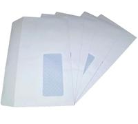 50 x DL White Self Seal Mailing Paper Envelopes with Window (110x220mm) | Printer Safe Posting docs Letters Home, Office & Commercial Use | Eco-Friendly