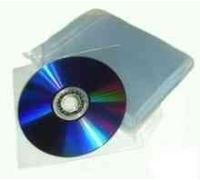 50 x Dragon Trading Premium CD DVD Blu-ray Disc 120 Micron Plastic Wallets Sleeves with Flap - Durable Sleeves for 1 Disc
