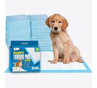 50 x DryEase Large Puppy Pads 60x60cm Disposable Puppy Training Pads | Highly Absorbent Leak-Proof Dog Training Pads | Premium Quality Quick-Dry Dog Pads (60x60cm - 50 Count).