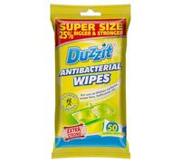50 x Duzzit Antibacterial Cleaning Wipes Fresh Surface Wipes Kills 99.9 Percent Bacteria Kitchen Bathroom Multi Purpose Disinfectant Wipes Sold by VR ANGLE (50 count (Pack of 1))