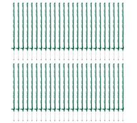 50 x Green 4ft Plastic Fence Post Stake Event Horse Paddock Safety Electric Fencing