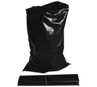 50 x HEAVY DUTY BLACK RUBBLE BAGS/SACKS BUILDERS 20'' x 30'' x 100mu