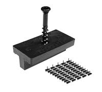50 x Hidden T-Clip Composite Decking Fixing Starter Clip for Hollow Composite Deckboards