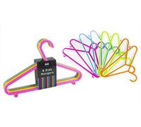 50 X Kids Children Multi-Colour Coat Hanger Space Saving Slim Coat Cloth Hangers