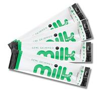 50 x Lakeland Dairies Milk In A Stick - UHT Semi Skimmed Milk Sachets - 10ml Individually Wrapped Portions - Travel, Camping, Work, Hotels - Letterbox Friendly Packaging by Espresso Yourself