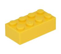 50 x LEGO® Brick 2 x 4 Yellow