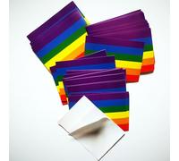 50 x LGBT Stickers Rainbow Pride Walk Stickers Rainbow