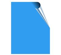 50 x Medium Blue Gloss Tile Stickers for 200mm x 250mm / 20cm x 25cm / 8 x 10 Inch Waterproof for Kitchen, Splashback, Bathroom, Self Adhesive, Peel and Stick, Removable for House Renters