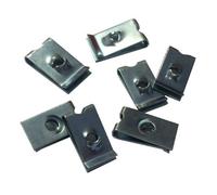 50 X Metric Speed Fastener U Nuts Interior Trim Panel Self Tapping Screw Spire Clips ( M6)