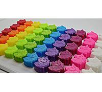 50 x Mini Soap Shapes - Handwash Bars Party Favours Kids Scented Gift/SLS Free/Vegan Friendly (Unicorns)