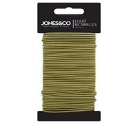 50 x Pack Snag Free Thin Elastic Ladies Hair Bands Bobbles School Girls Ponytail Holders Unisex Daily Everyday Care Casual Beauty Stylist Accessories Gentle Black Blonde Brown UK FREE P&P (BLONDE)