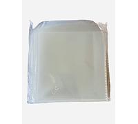 50 x Premium Quality 120 Micron Clear CD Sleeve with Flap (50 Pack) Branded Dragon Trading
