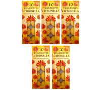 50 x Prices Citronella Tealight Candles Mosquito Fly Insect Repeller