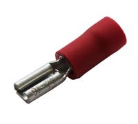50 x Red 2.8mm Female Spade Connector Push On Car Radio Speaker Crimp Terminal