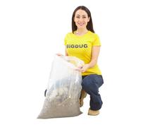 50 x Rubble Sacks Heavy Duty Builders Bags Polythene 760h x 480w mm