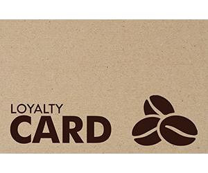 50 x Rustic Kraft Paper Loyalty Reward Cards Coffee Shop Cafe Hotels Pubs & Bar