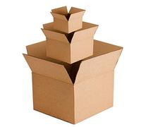 50 x SELECTION OF SMALL SIZE POSTAL CARDBOARD BOXES 450 x 350 x 160 mm