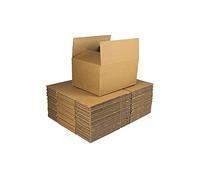 50 x Single Wall 8" x 6" x 4" Inches (20 x 15 x 10 cm) Royal Mail Small Parcel Size, Cardboard Small Box For Shipping, Postal Boxes, Parcel Boxes For Posting Durable & Perfect for Any Online Business